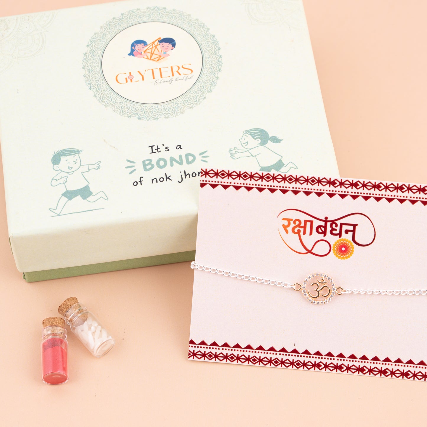 Om Circle Rakhi