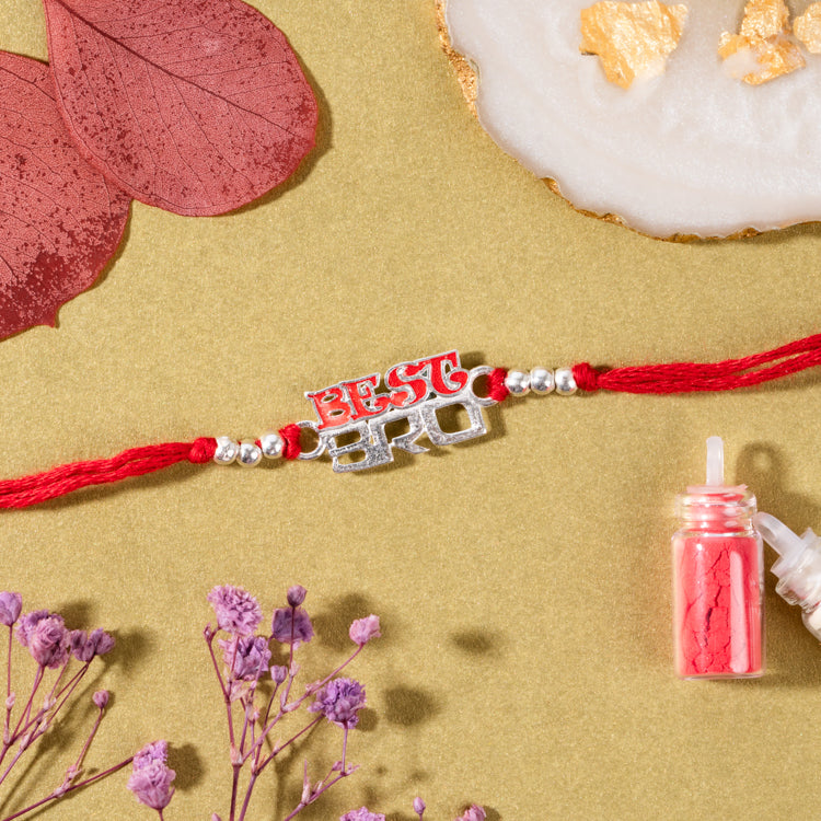 Best Bro Silver Rakhi