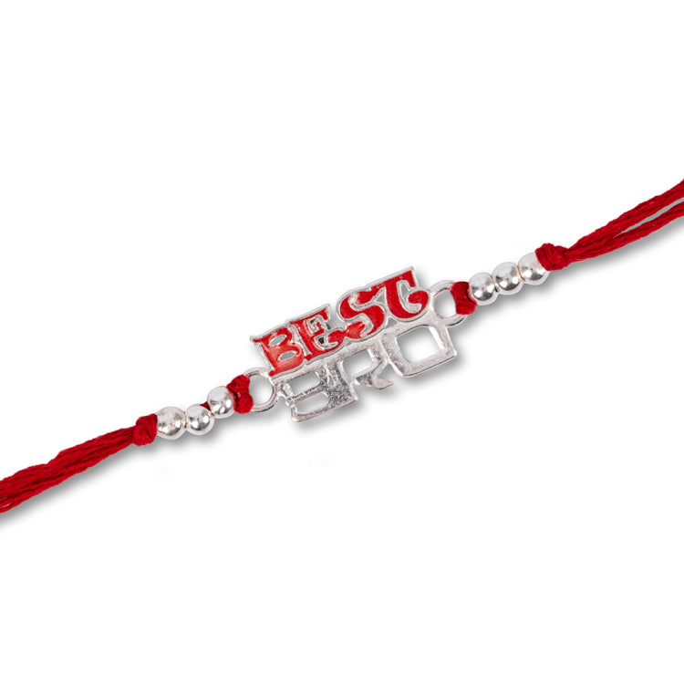 Best Bro Silver Rakhi
