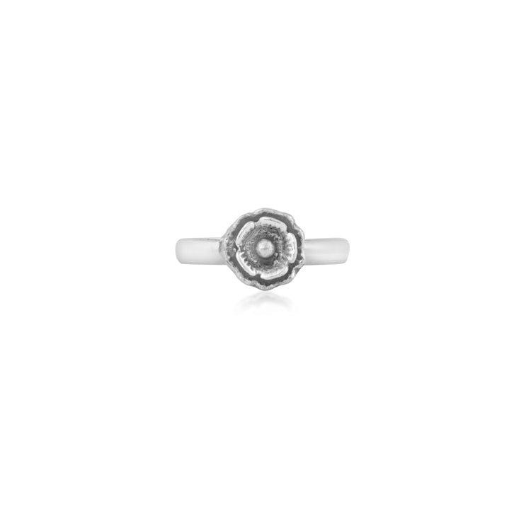 Bloomers Silver Toe Ring