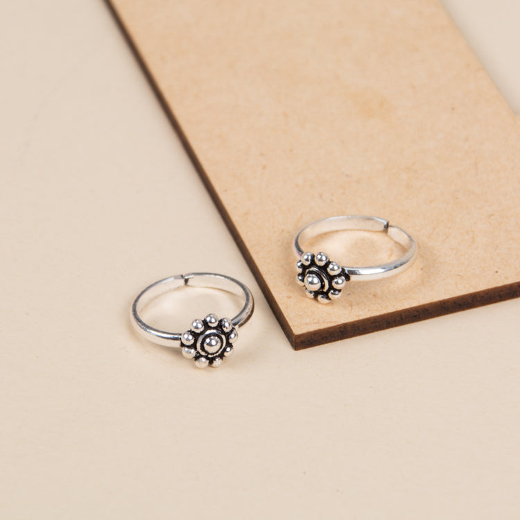 Vayu Silver Toe Ring