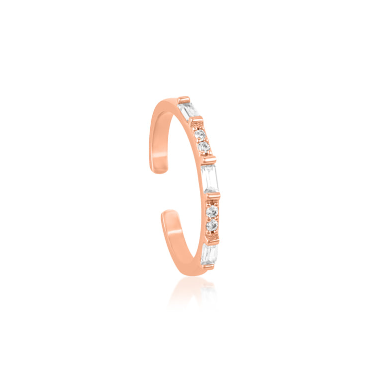 Rose gold Haydn Silver Toe Ring