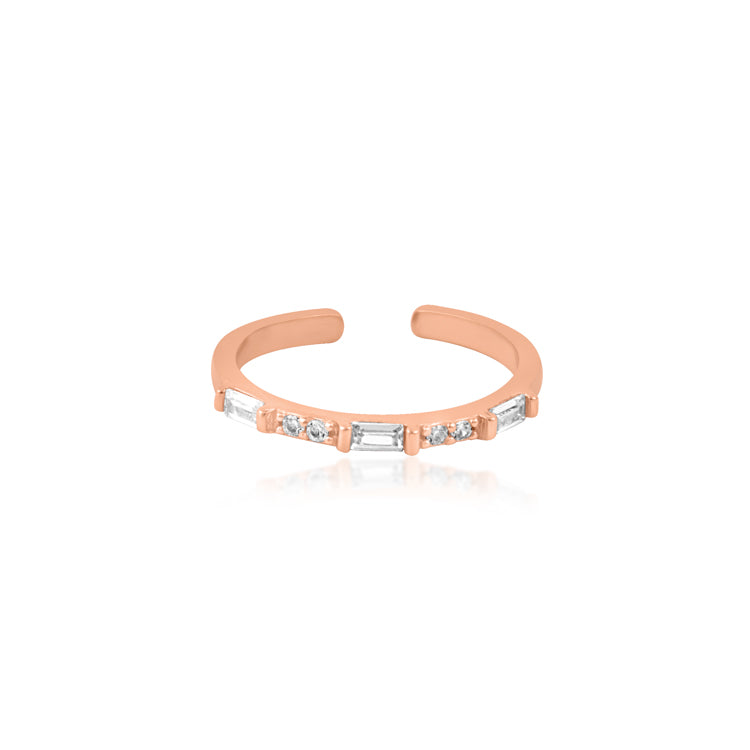 Rose gold Haydn Silver Toe Ring