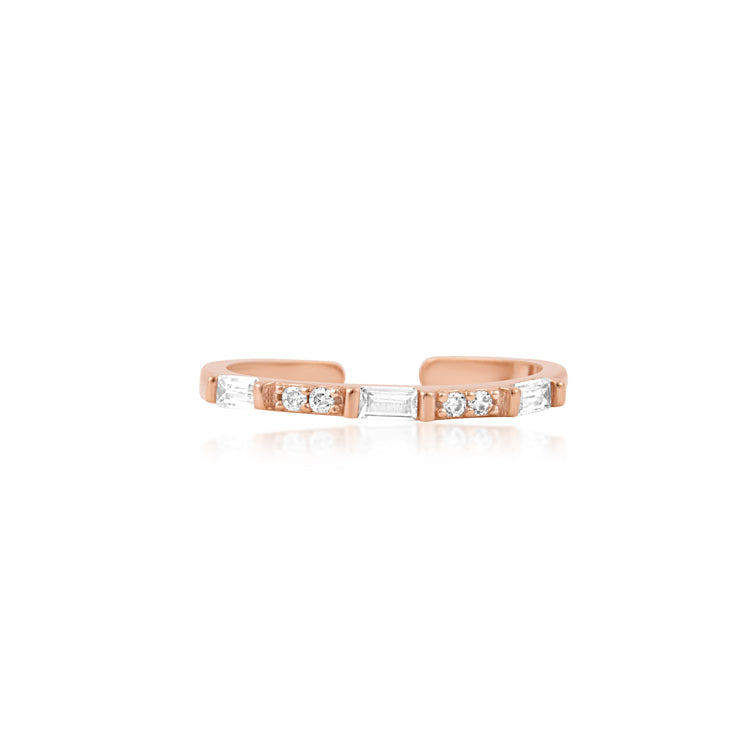 Rose gold Haydn Silver Toe Ring