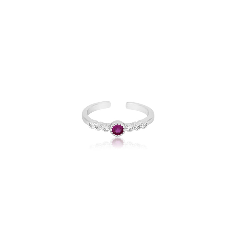 Carbenet Silver Toe Rings