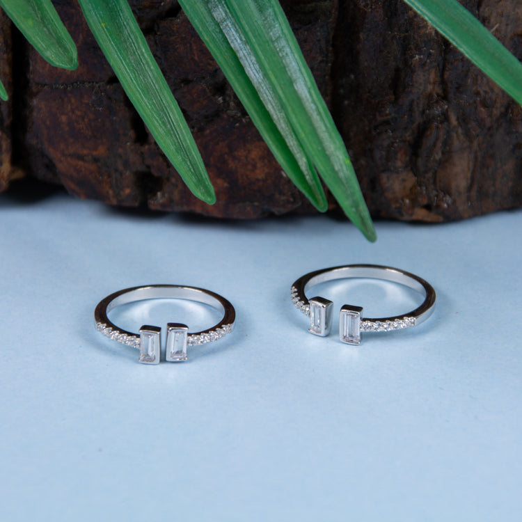 Michelangelo Silver Toe Rings