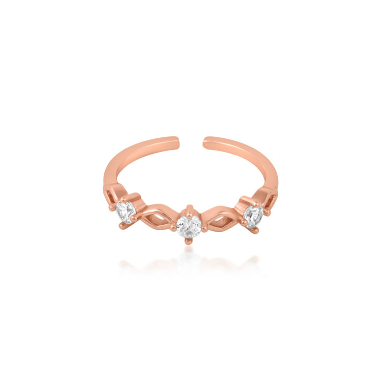 Aurora Silver Toe Ring