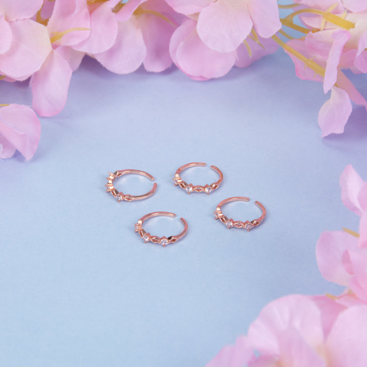 Aurora Silver Toe Ring