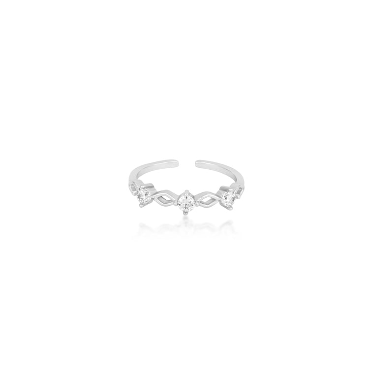 Aurora Silver Toe Ring