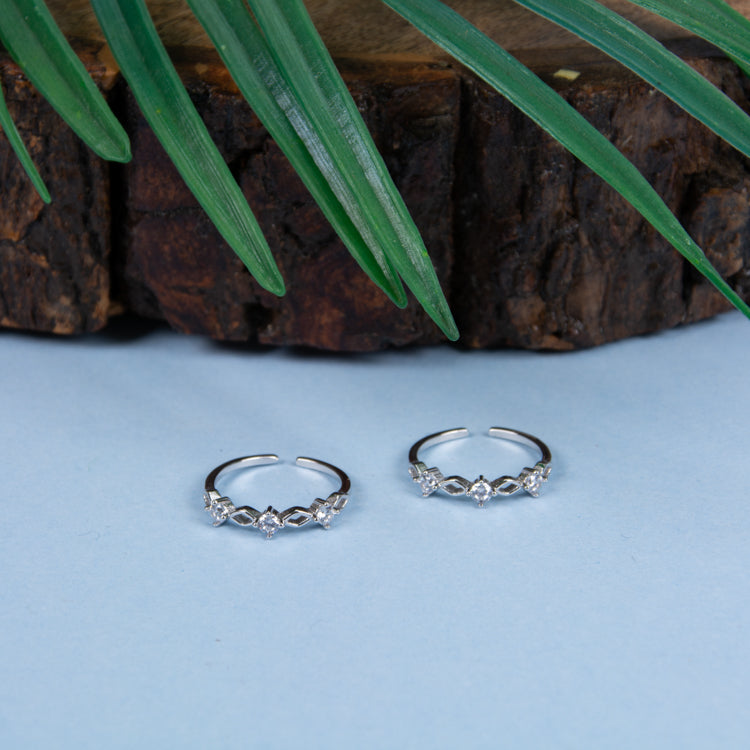 Aurora Silver Toe Ring