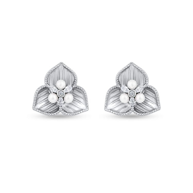 Iridescent Petal Earrings