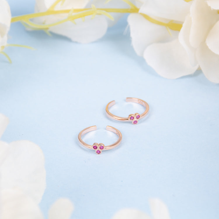 Eternal Prism Toe rings