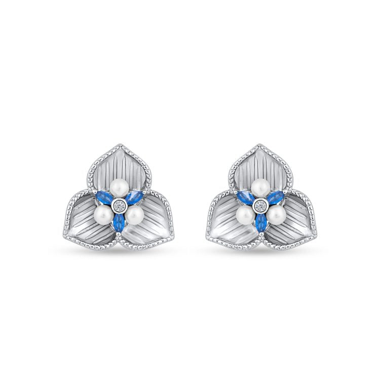 Bluebelle Silver Earrings