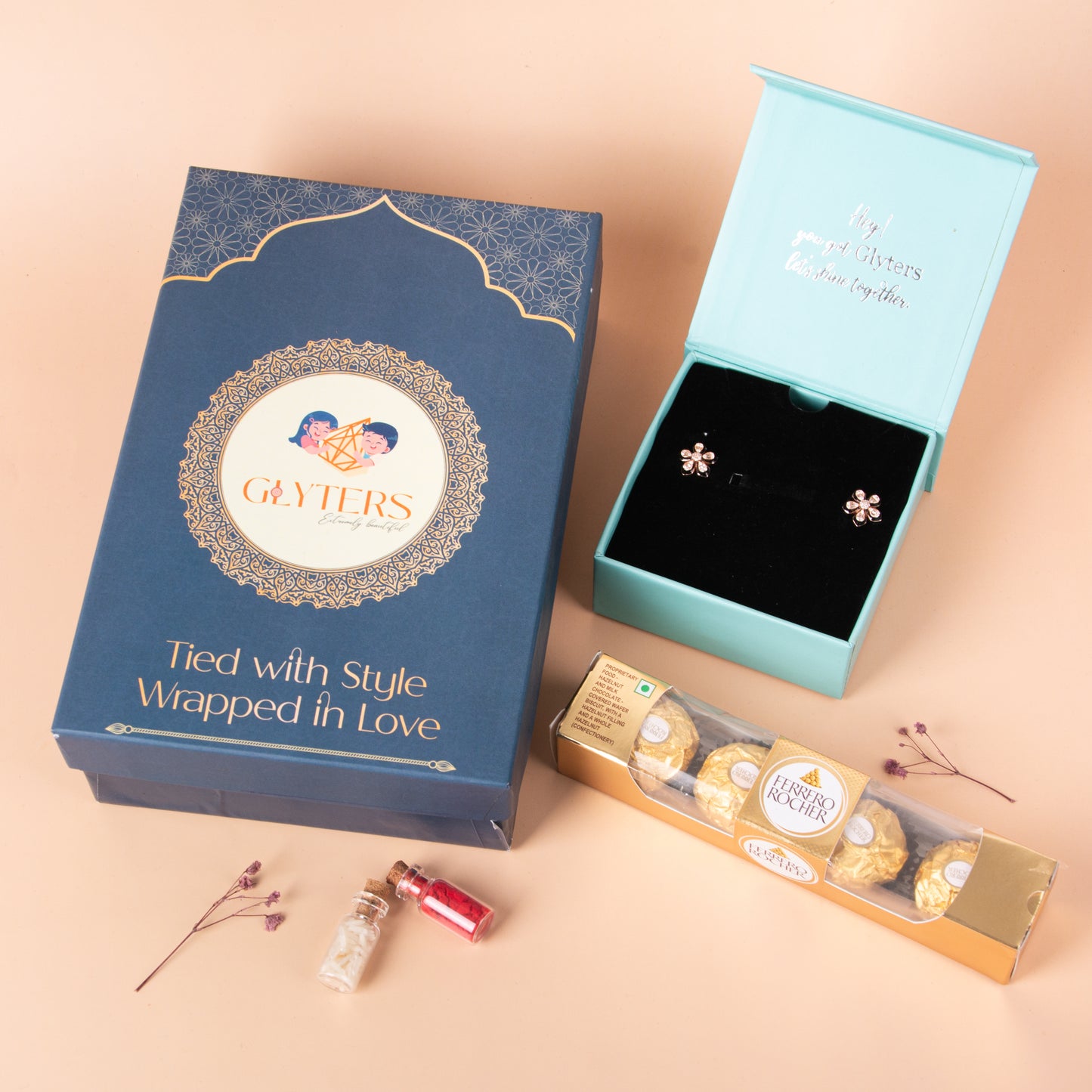 Rosette Gift Box for Sister – Rakhi Special