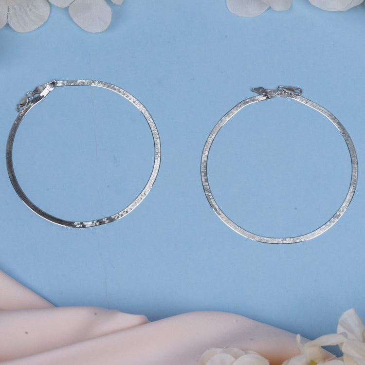 Silver Ethereal Anklet