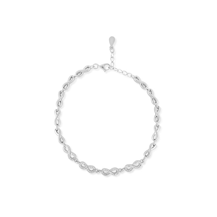 Forever & Ever Silver Bracelet