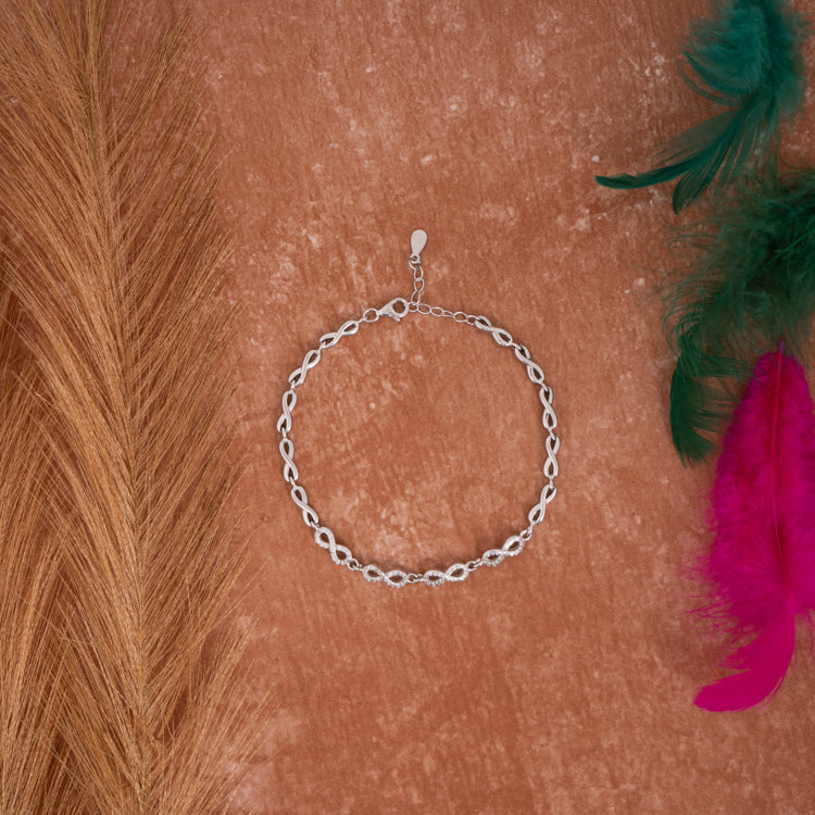 Forever & Ever Silver Bracelet