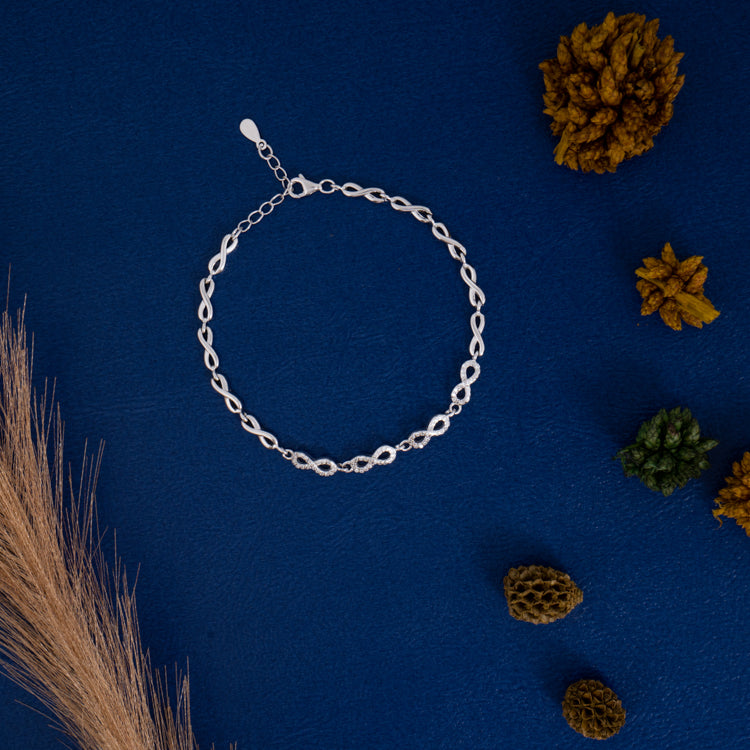 Forever & Ever Silver Bracelet