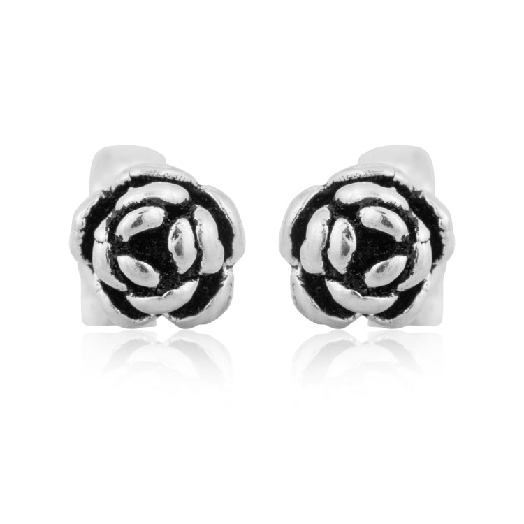 Flower Power Silver Earrings