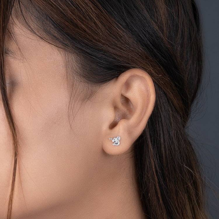 Trunk Tales Silver Earrings