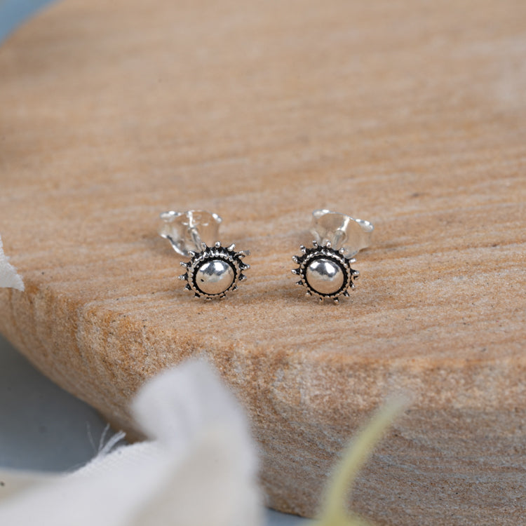 Tuscan Sunset Silver Earrings