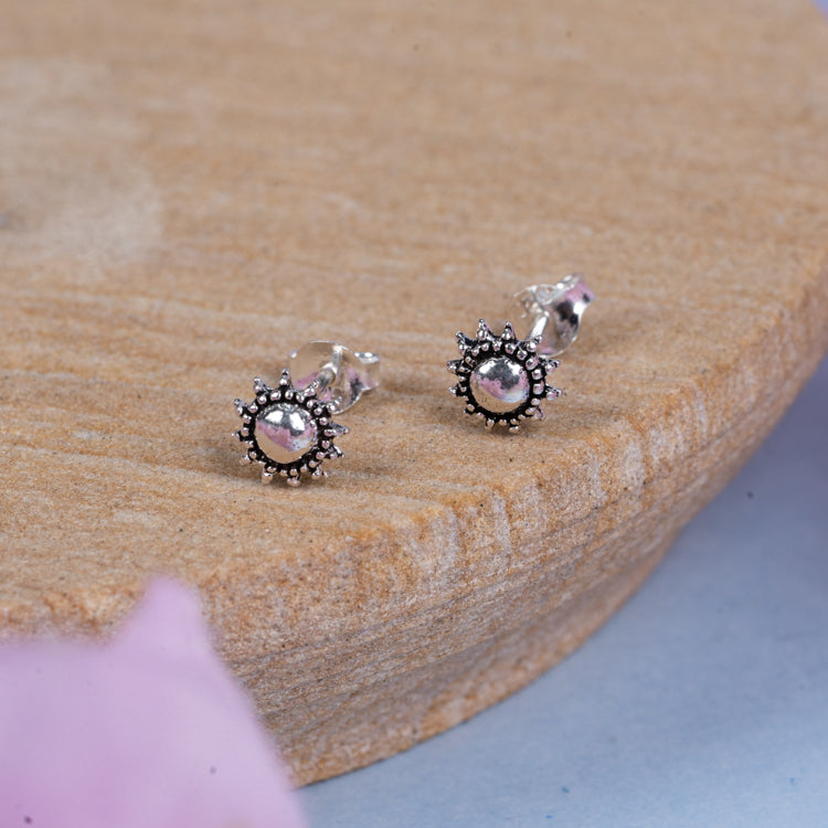 Tuscan Sunset Silver Earrings