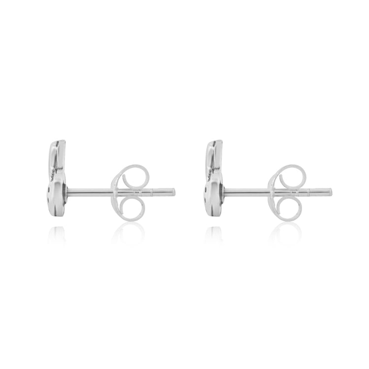 Miss Jaunty Silver Earrings