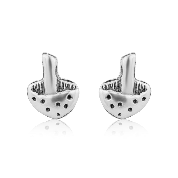 Miss Jaunty Silver Earrings