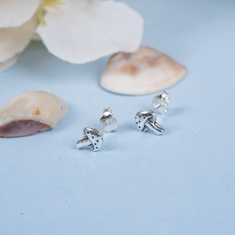 Miss Jaunty Silver Earrings