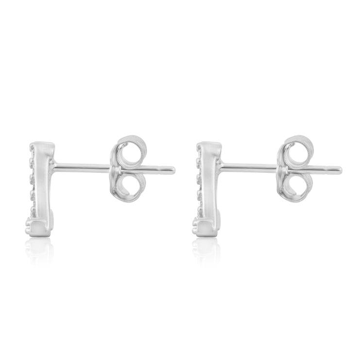 Prism Effect Silver Earrings