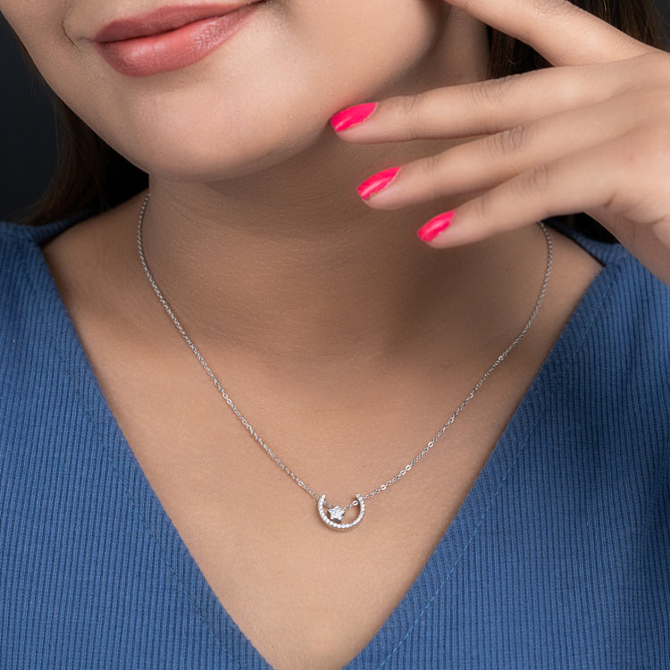 Blue moon Necklace