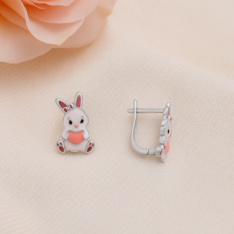 Bunny Love Kids Earrings