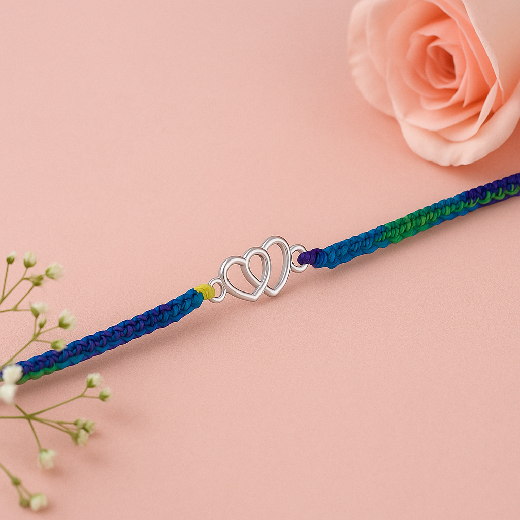 Twin Hearts Rakhi