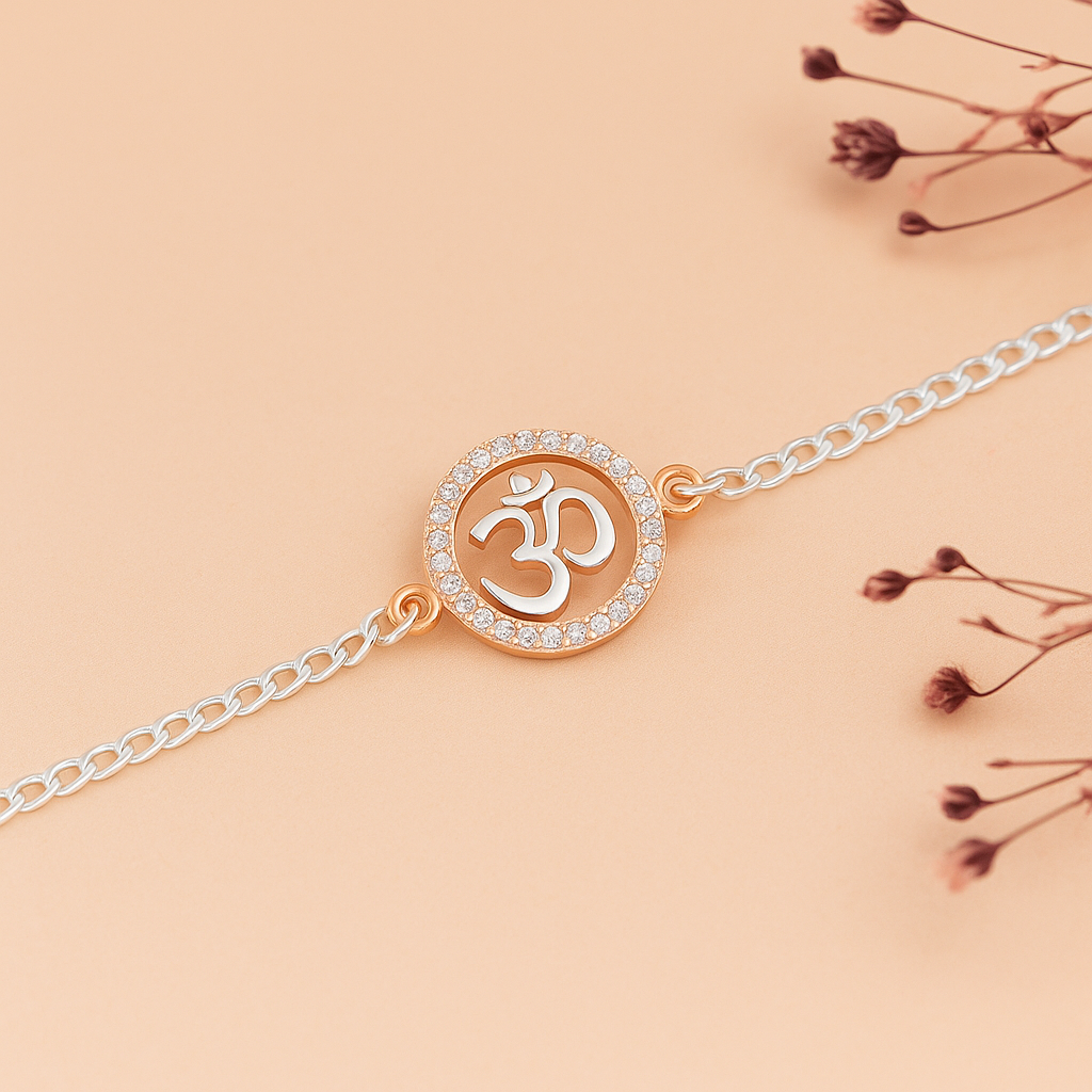 Om Circle Rakhi