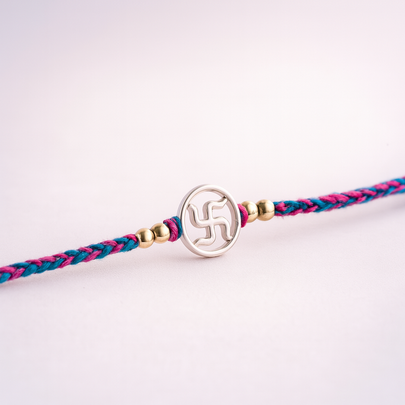 Swastik Blessings Rakhi