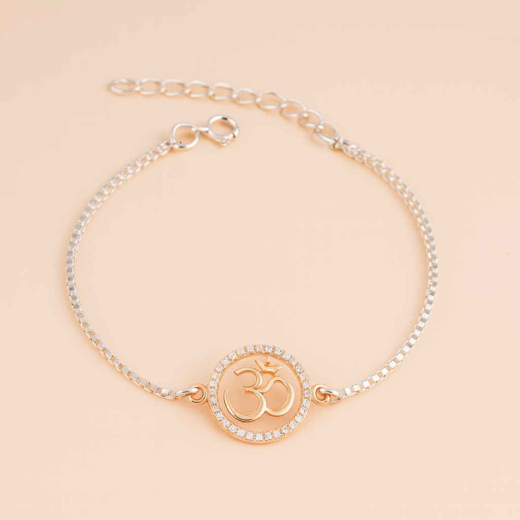 Om Circle Rakhi