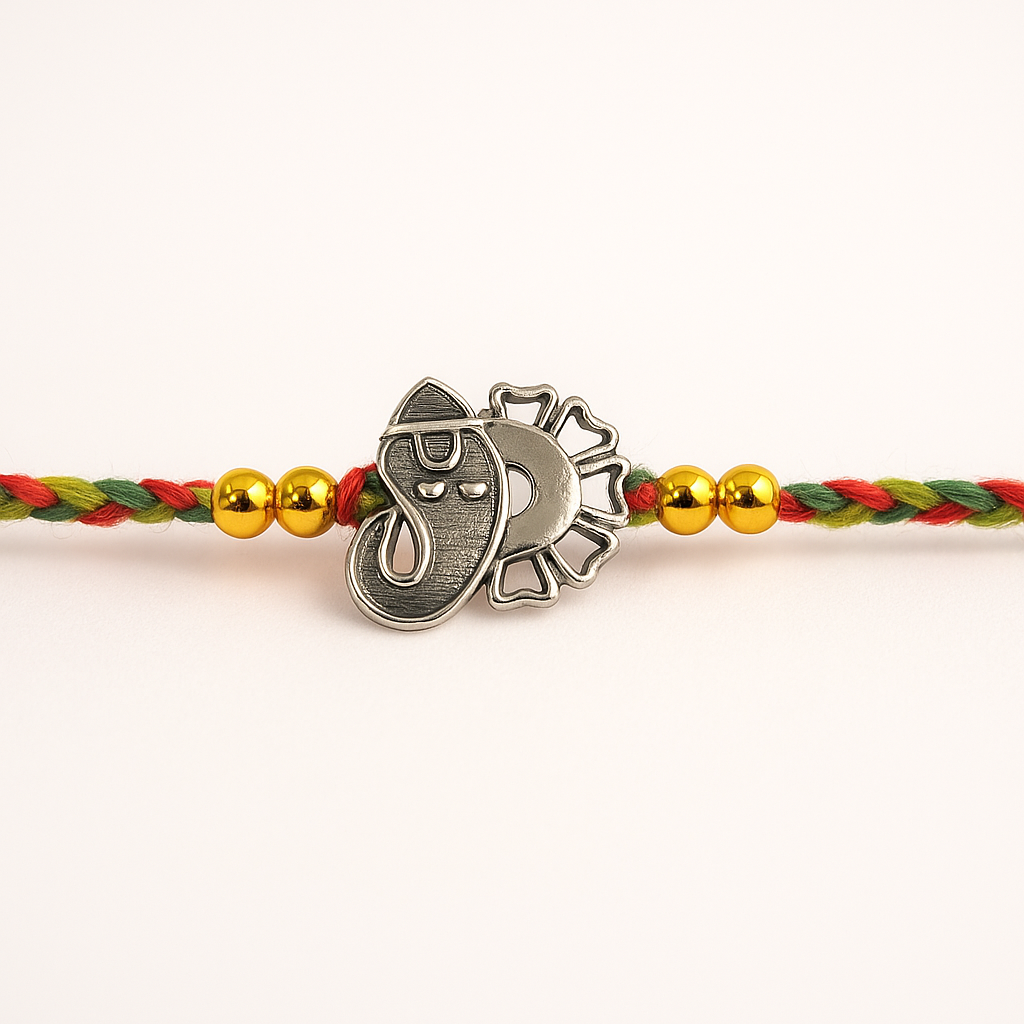 Lotus Ganesha Rakhi