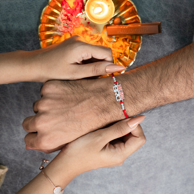 Best Bro Silver Rakhi