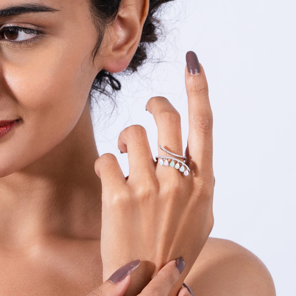 Iridescent Melody Ring