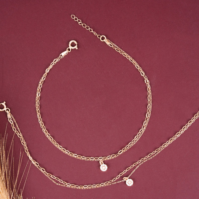 Dazzle Chain Anklet