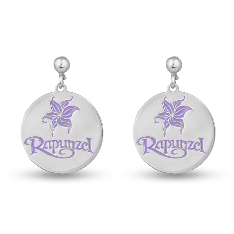 Radiant Rapunzel Purple Dream Kiddie Earrings