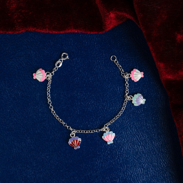 Colorful Seashell Charms Bracelet