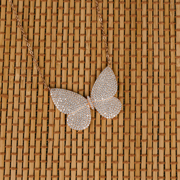 Dazzling Butterfly Necklace