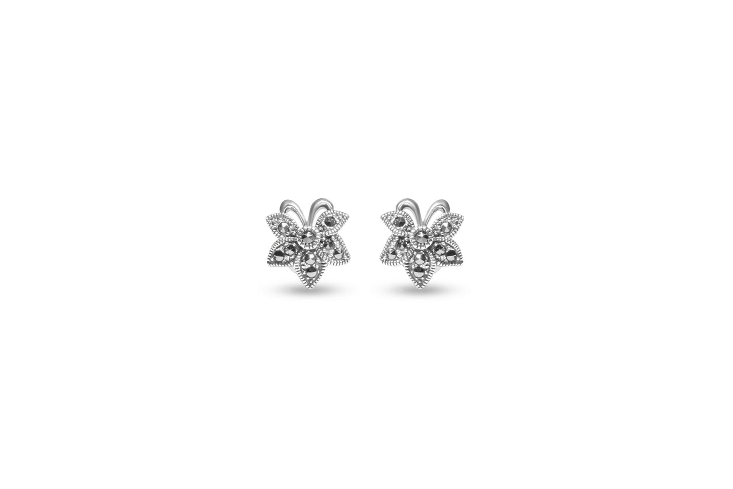 Fly Away Silver Earrings