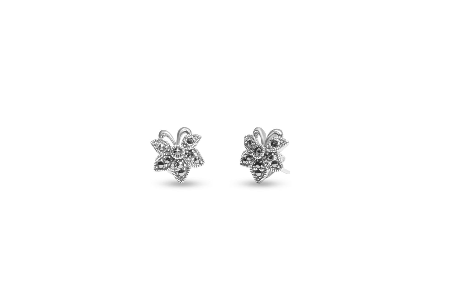 Fly Away Silver Earrings