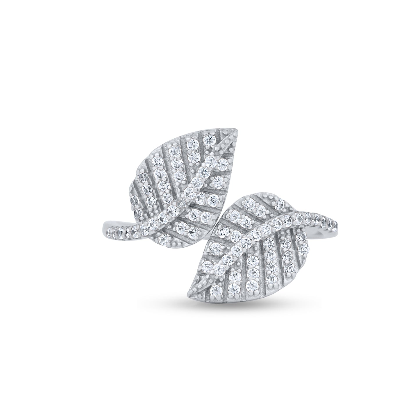 Leaf Wrap Silver Ring