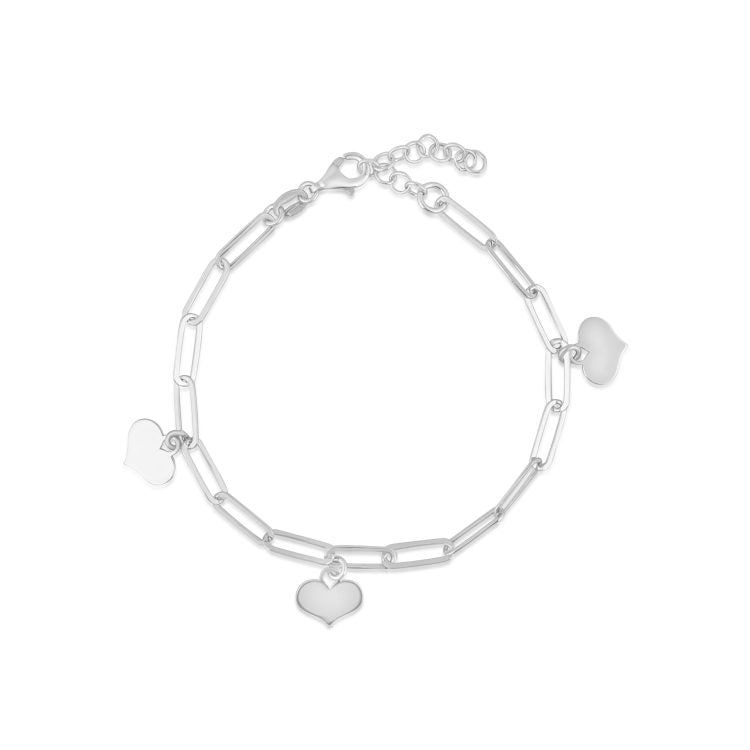 Hearts Delight Silver Bracelet