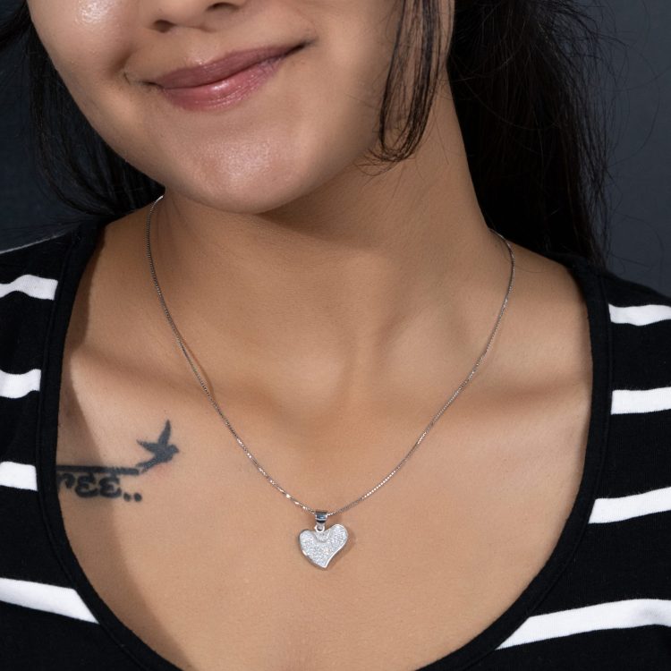 Diamondesque Heart Pendant