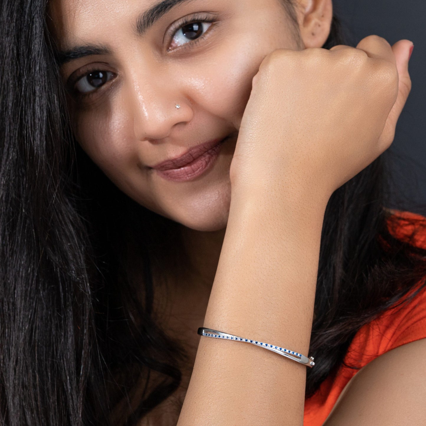 Midnight Blues Silver Bracelet