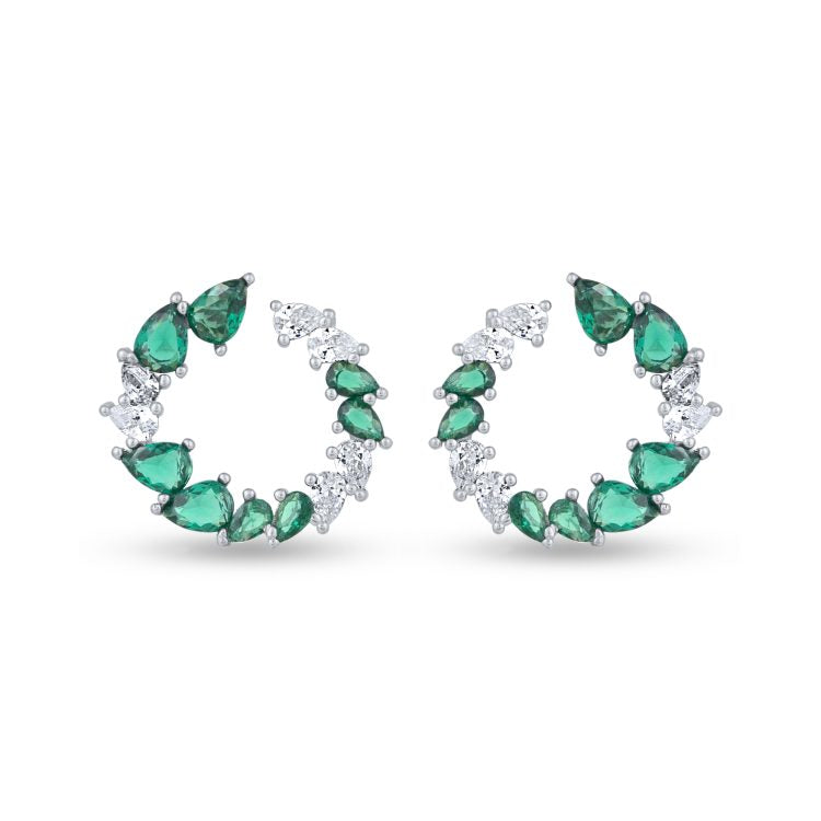 Green Envy Hoops